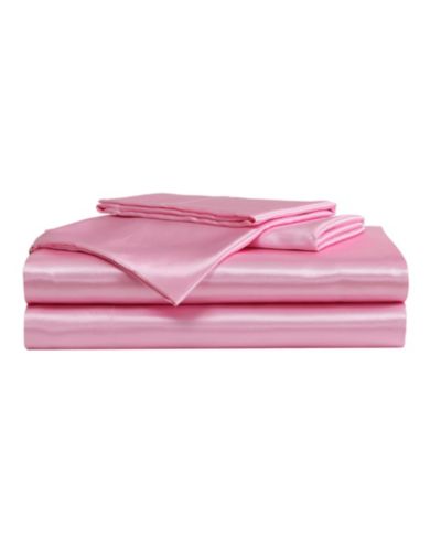 Betsey Johnson Satin 4-Pc. Sheet Set, Queen