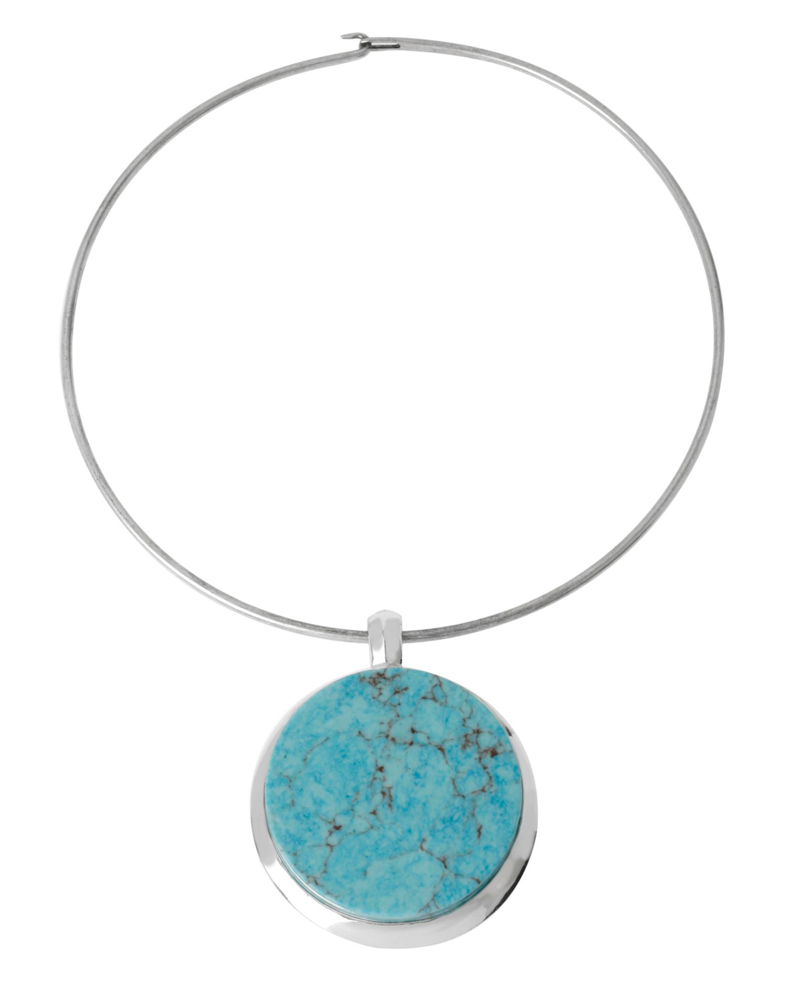 Robert Lee Morris Soho кулон Turquoise Pendant Wire Necklace