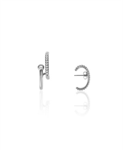 OMA THE LABEL Lydia Asymmetrical Earrings