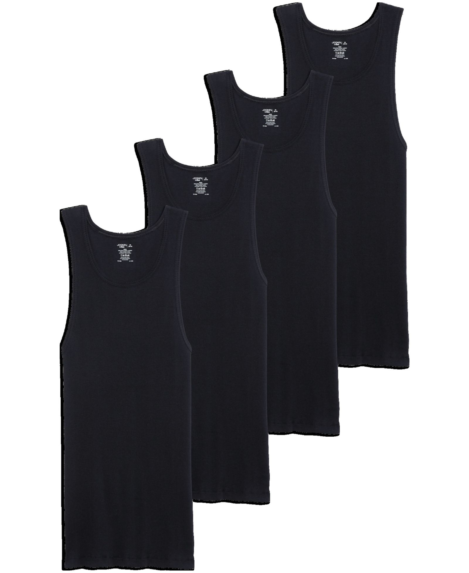 Jockey Men's 4-Pack Cotton Tank Tops