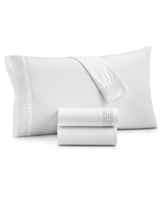 Hotel Collection Chain Links Embroidered 100% Pima Cotton 4-Pc. Sheet Set, California King, Exclusively at Macy’s