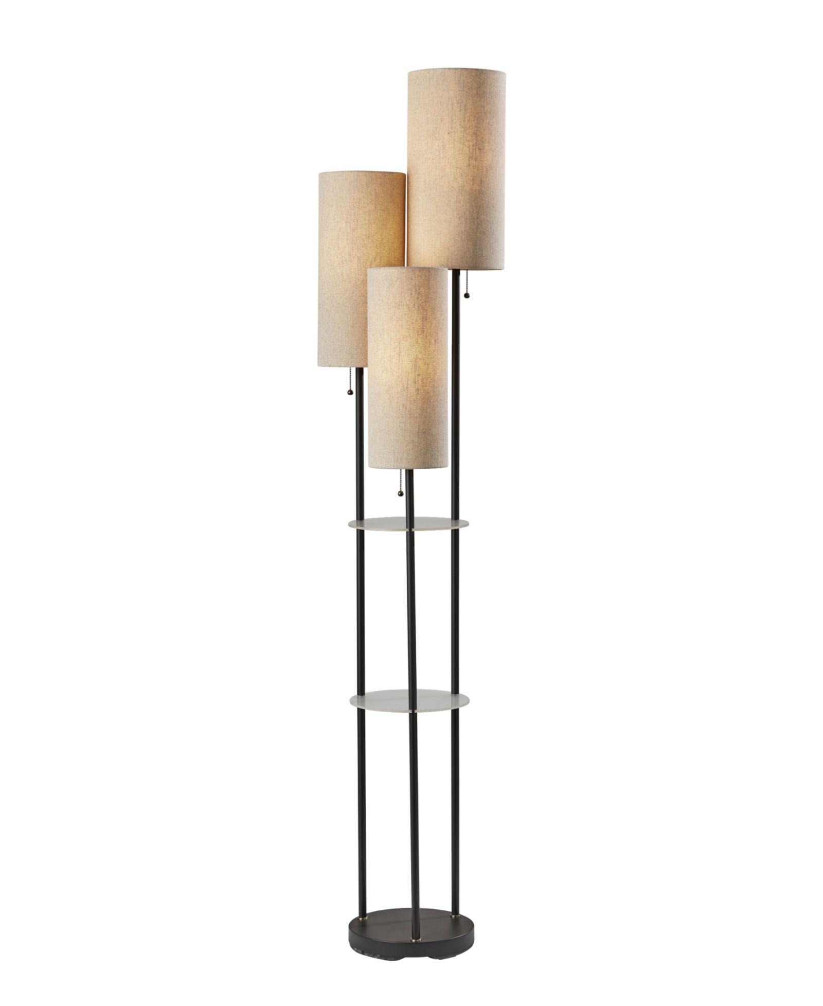 Adesso Trio Shelf Floor Lamp