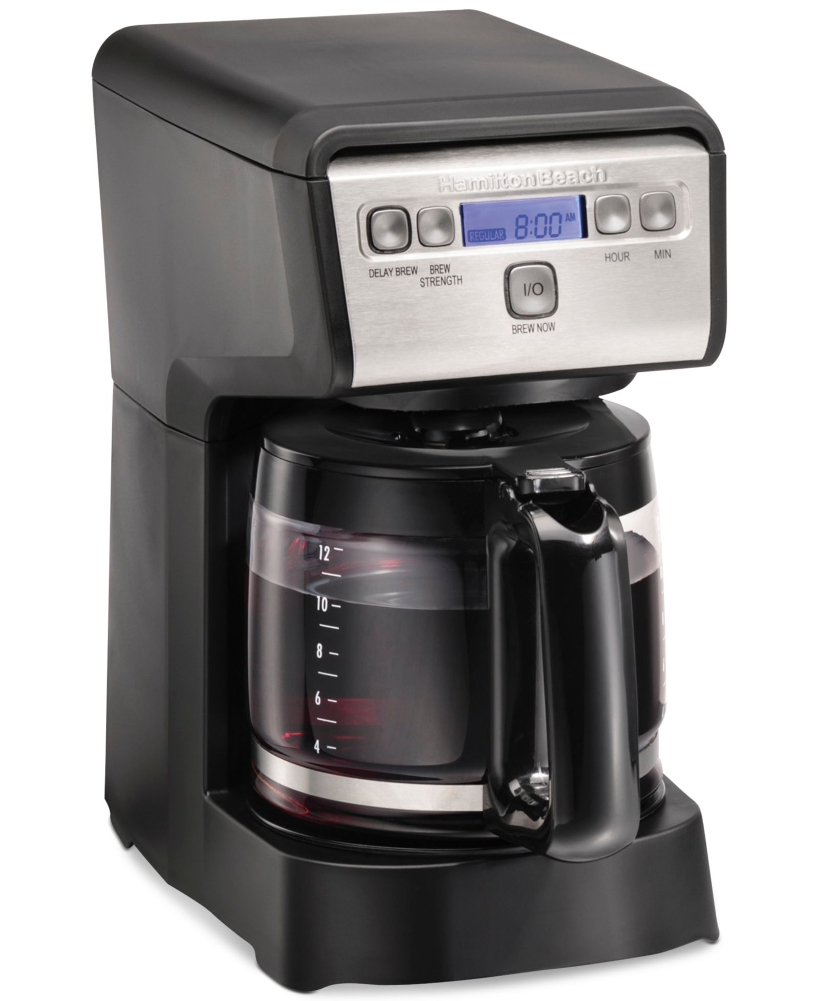 Hamilton Beach 12-Cup Compact Programmable Coffee Maker