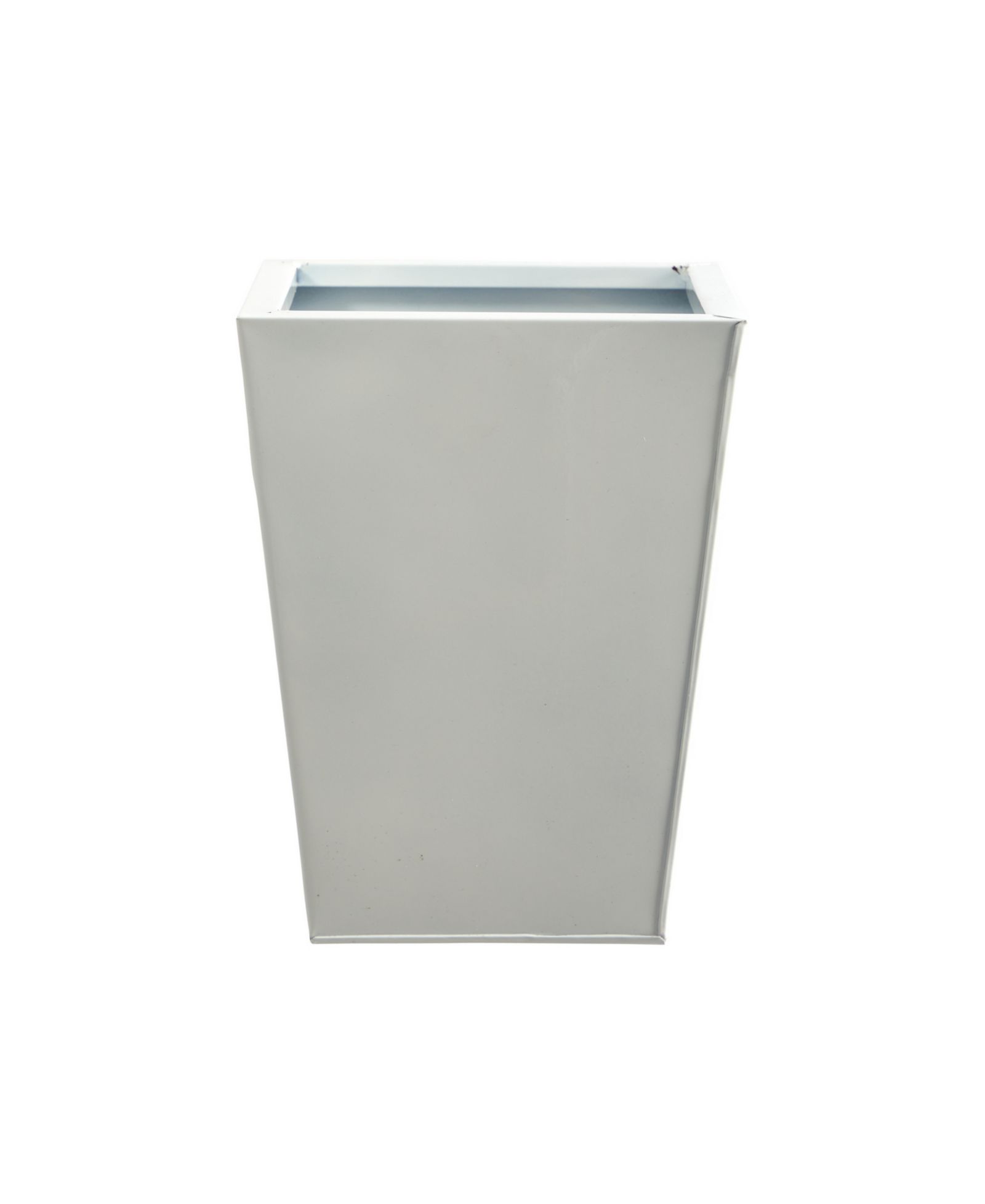13" Classic Square Metal Planter