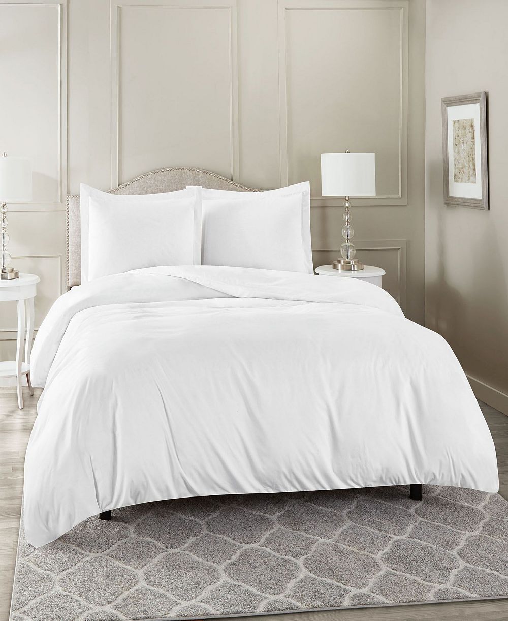 Neslt Super Soft Double Brushed Microfiber 3 Pc. Duvet Cover Set, Full