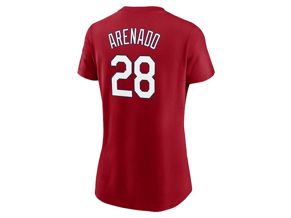 Nike Women's St. Louis Cardinals Name and Number Player T-Shirt - Nolan Arenado