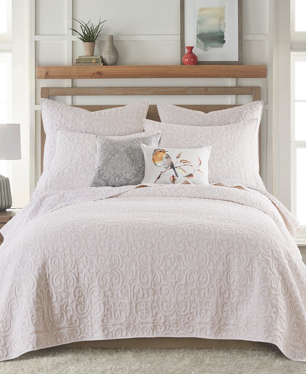 Levtex Home Sherbourne Quilted Stitch Quilt, King