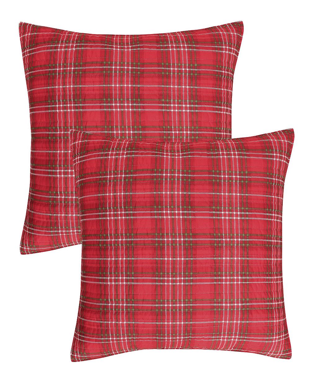 Комплект наволочек Levtex Home Yuletide Plaid, 2 предмета, европейский размер
