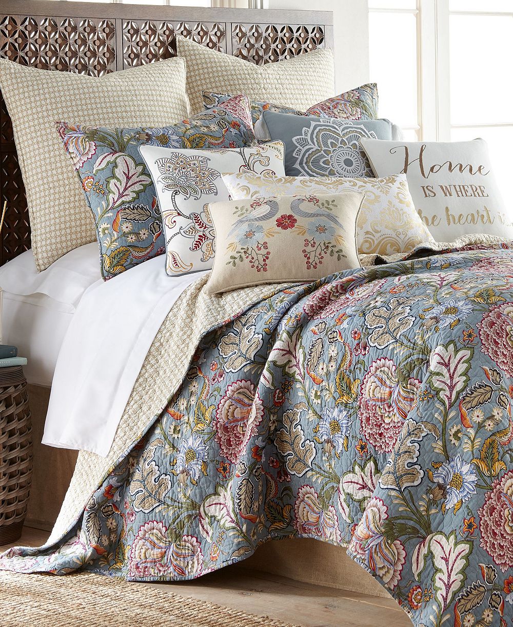 Комплект покрывал Levtex Home Angelica Spring Jacobean Floral, King