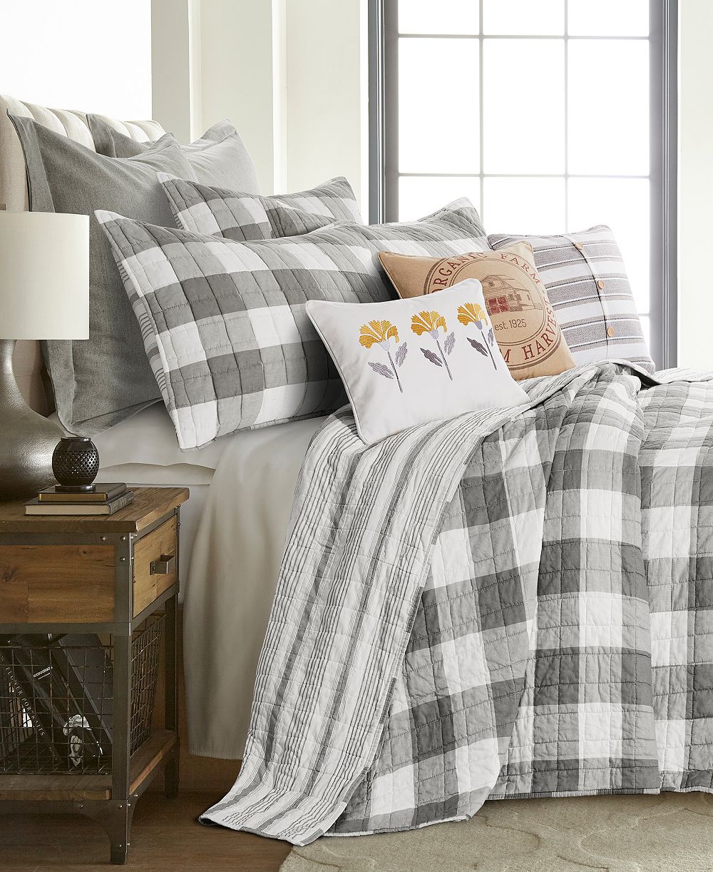 Levtex Home Camden Buffalo Check 3-Pc. Bedspread Set, Full