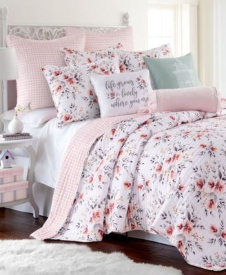 Levtex Home Adeline Floral Bouquet Reversible 2-Pc. Quilt Set, Twin