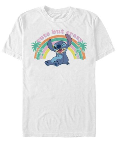 Мужская футболка Lilo Stitch Kawaii Stitch с коротким рукавом