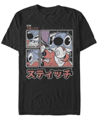 Men's Lilo Stitch Stitch Kanji Short Sleeve T-shirt