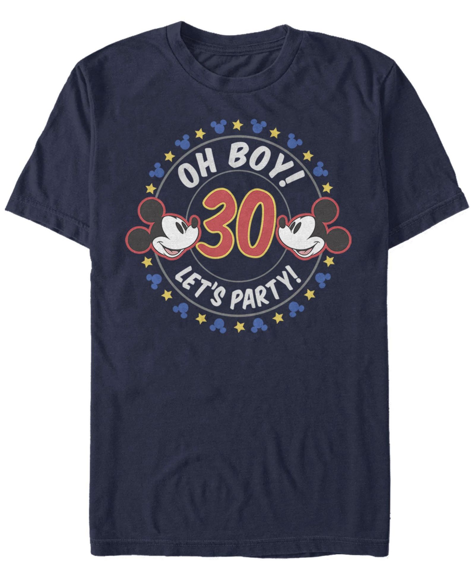 Fifth Sun Men's Oh Boy Mickey 30 Short Sleeve Crew T-shirt