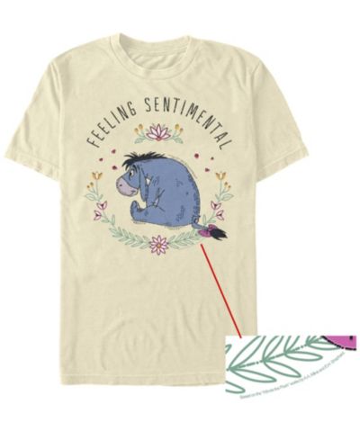 Мужская футболка Fifth Sun Eeyore Flowers Short Sleeve Crew T-shirt