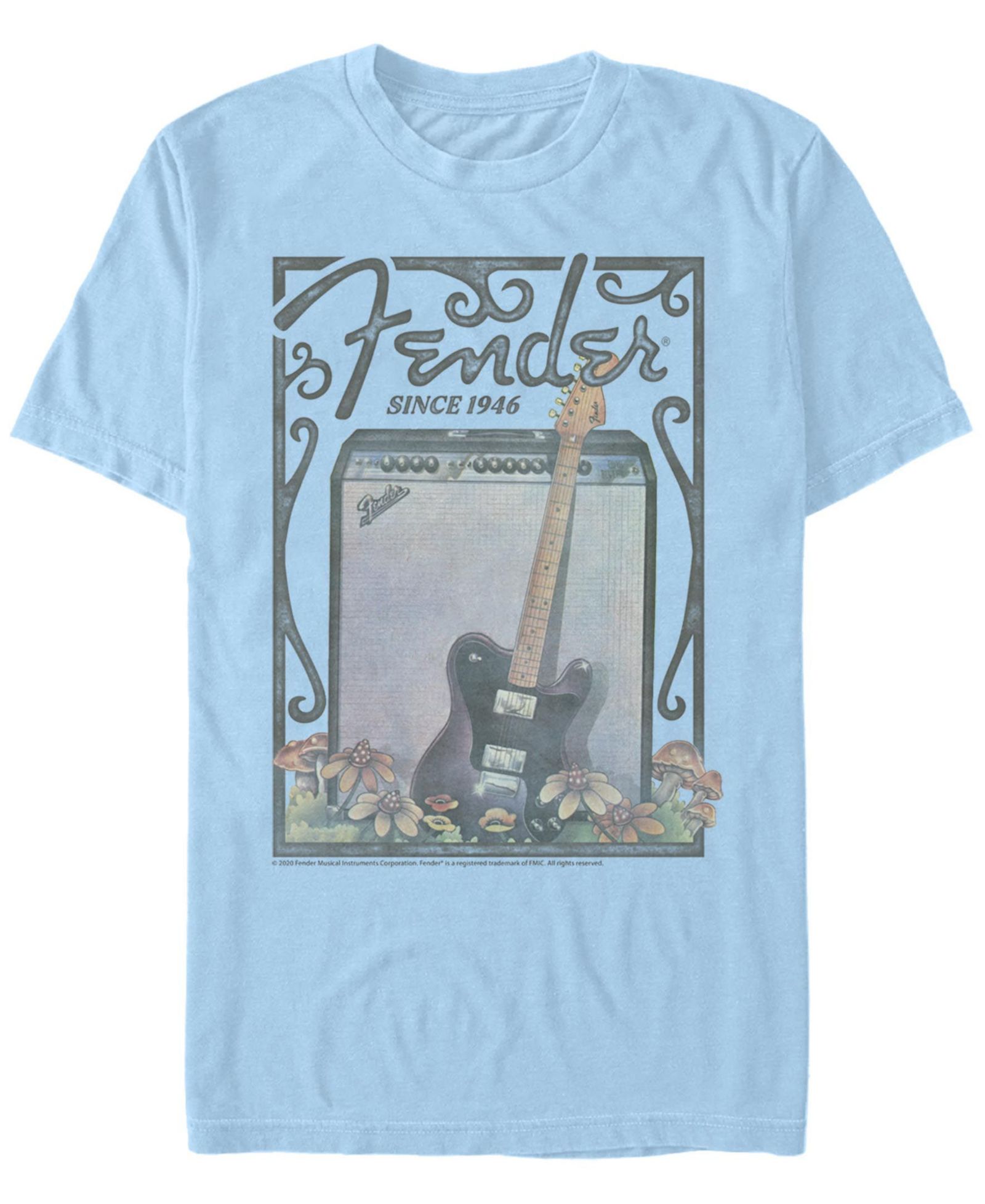Fifth Sun Men's Retro Poster Short Sleeve Crew T-shirt