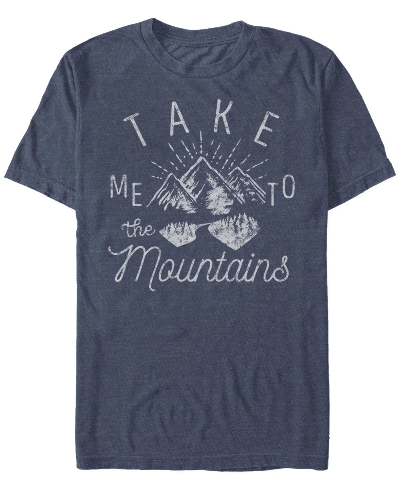 Fifth Sun Мужская футболка Mountains Me Short Sleeve Crew