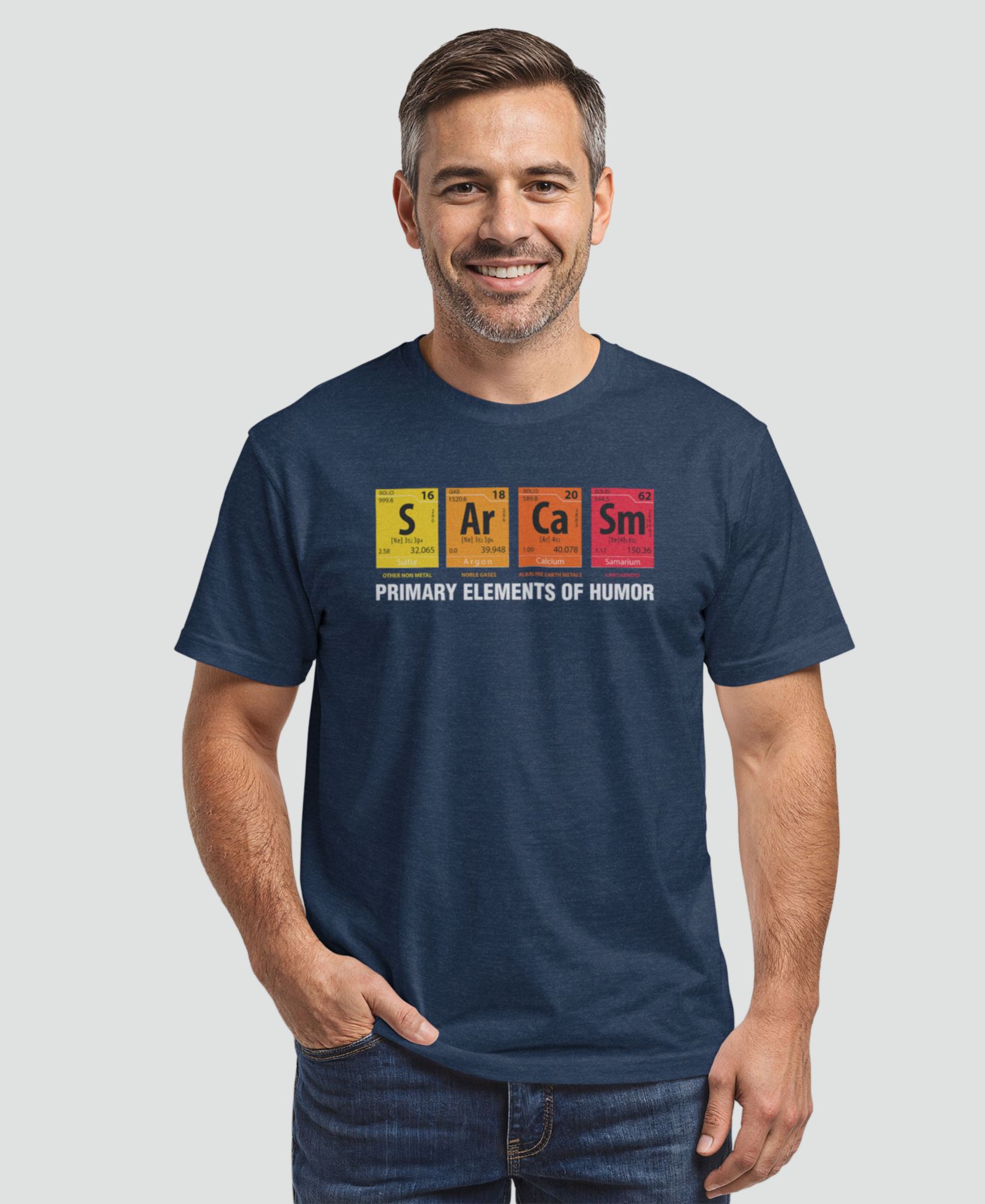 Fifth Sun Men's Elements of Humor Short-Sleeve Crew T-Shirt