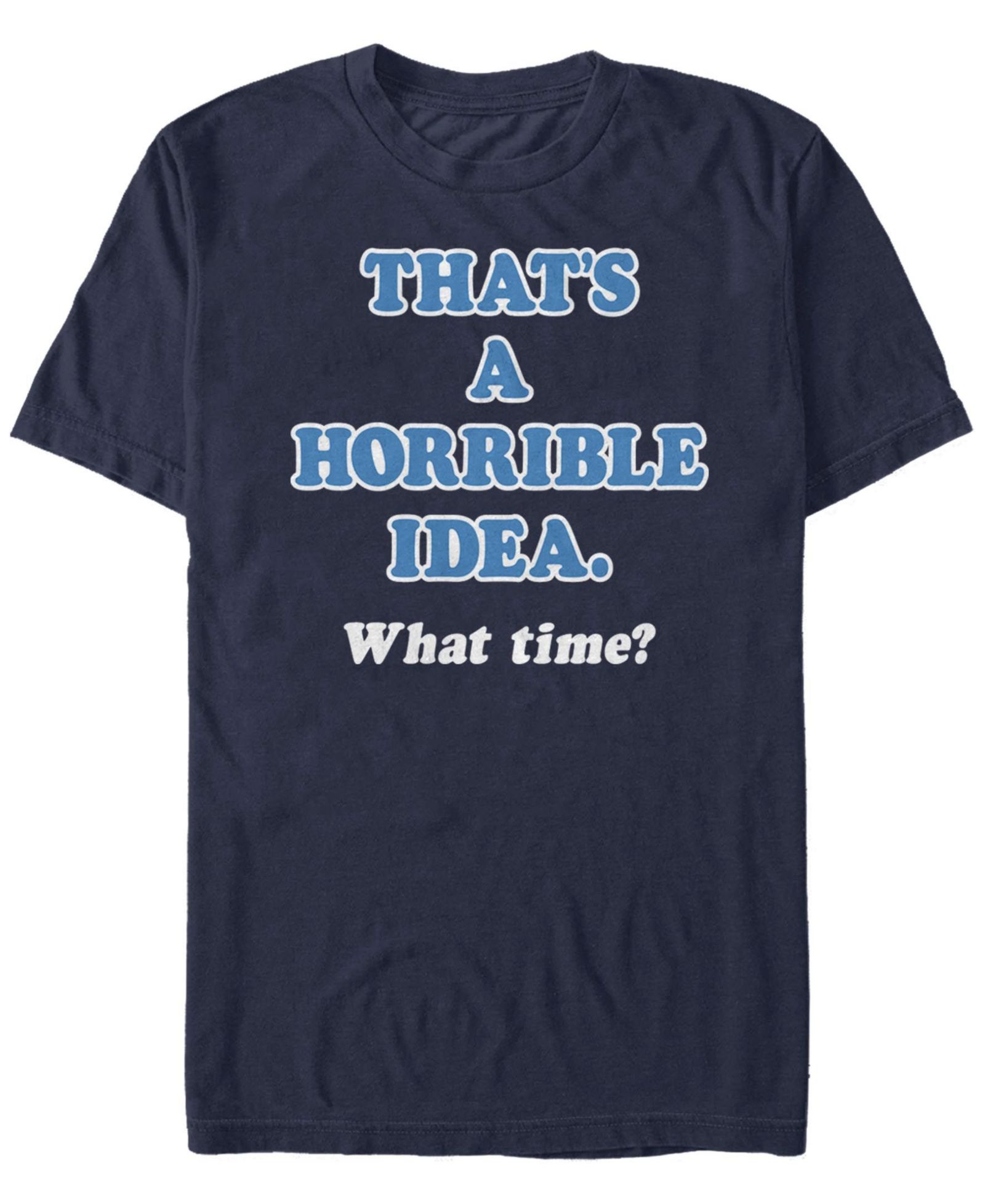 Fifth Sun Men's Horrible Idea Short Sleeve Crew T-shirt