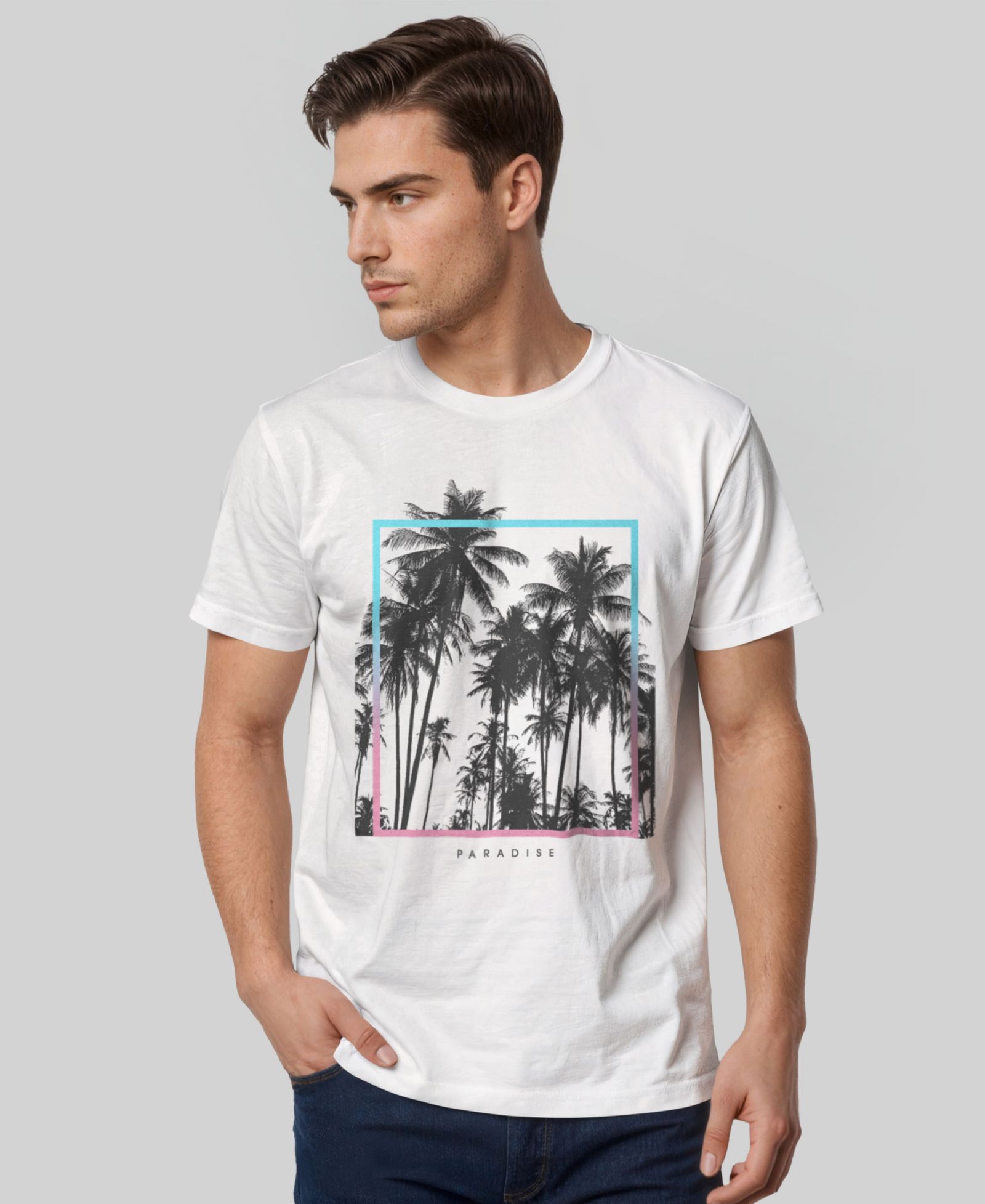 Fifth Sun Мужская футболка Paradise Palms с коротким рукавом