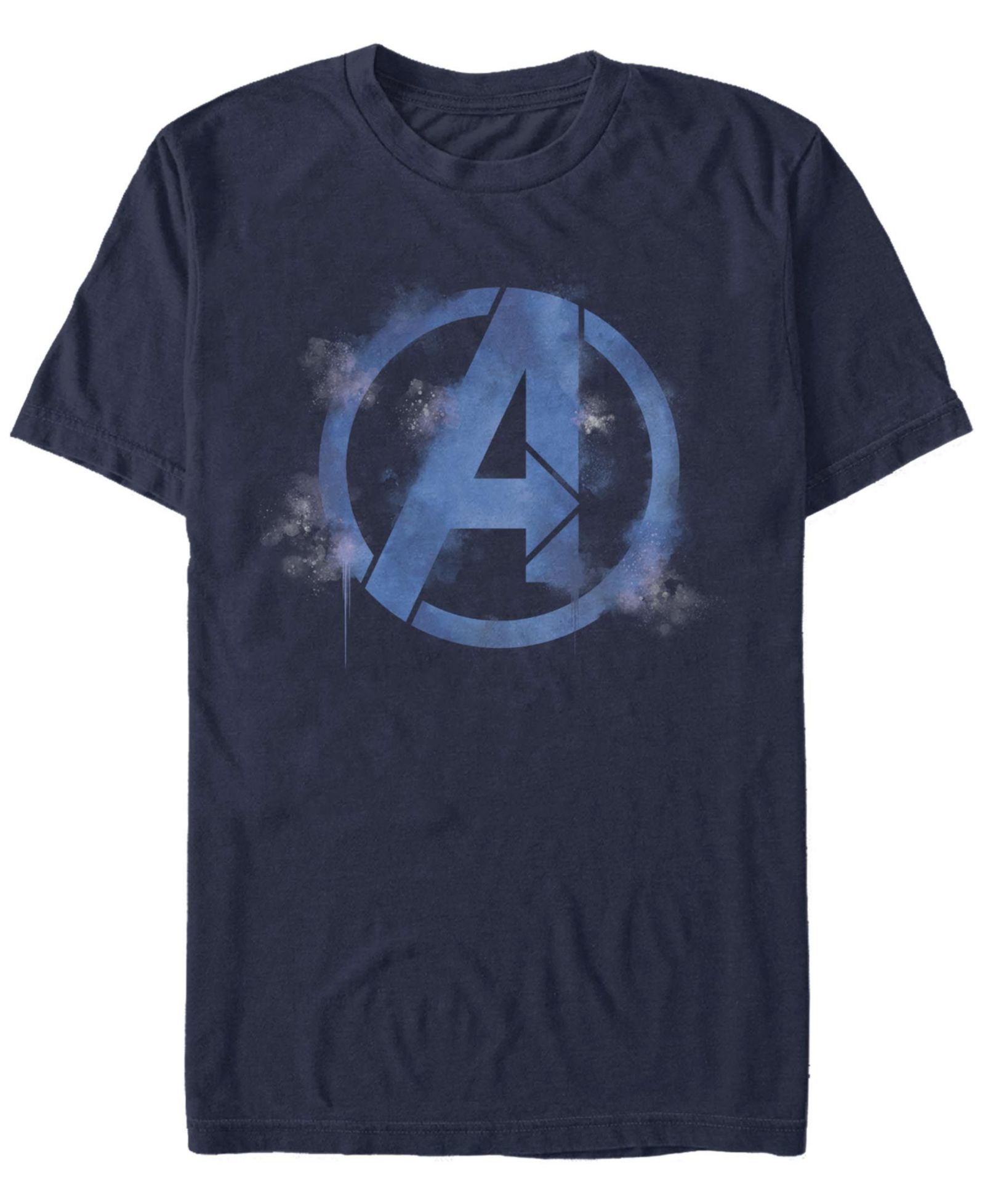 Fifth Sun Men's Avengers Spray Logo Short Sleeve Crew T-shirt