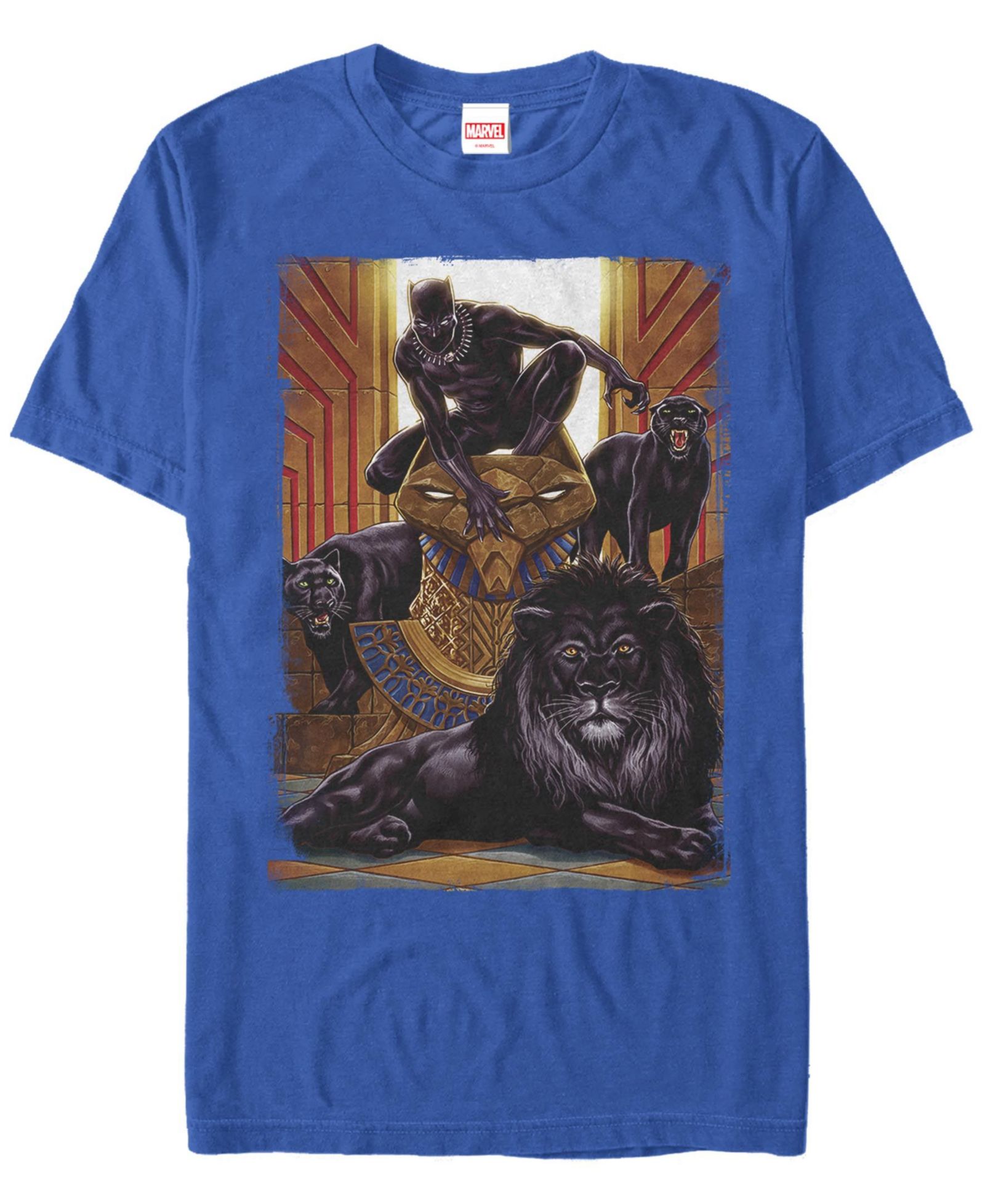 Fifth Sun Мужская футболка King Panther с коротким рукавом