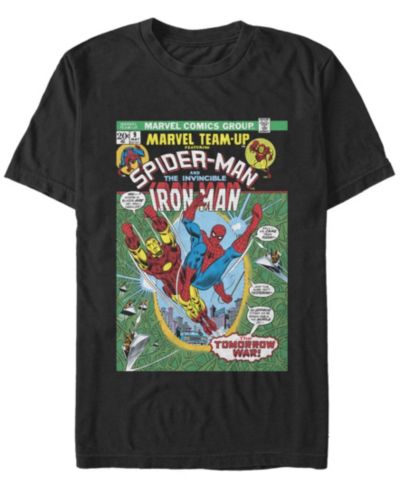 Fifth Sun Мужская футболка с коротким рукавом Team Spidey Iron Man