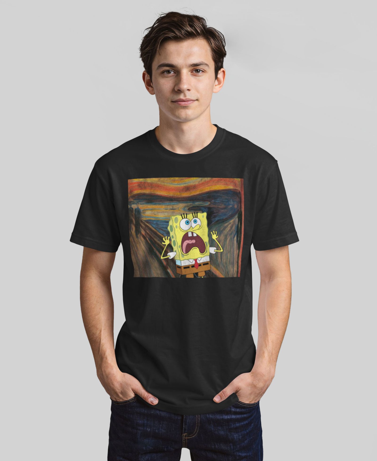 Fifth Sun Men's Sponge Scream Short-Sleeve Crew T-Shirt