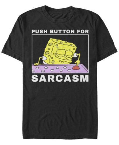 Мужская футболка Fifth Sun Sarcasm Button Meme с коротким рукавом