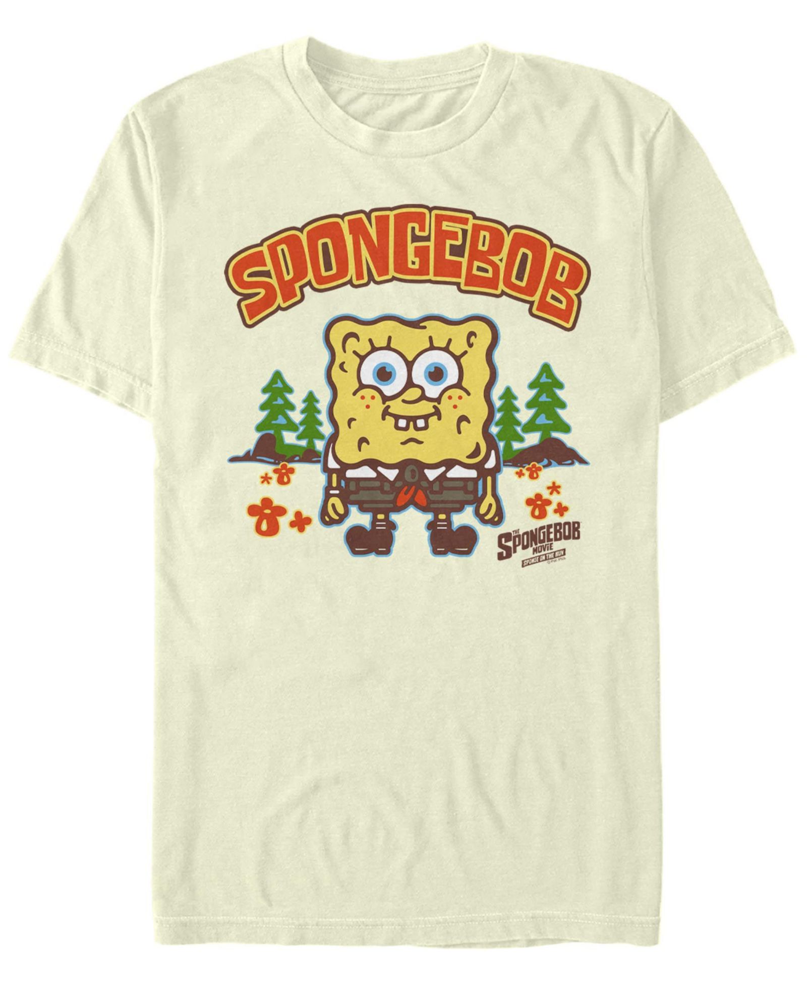Fifth Sun Men's Kid SpongeBob Short Sleeve Crew T-shirt