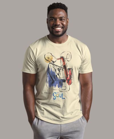 Мужская футболка Fifth Sun Saxophone Painting Short-Sleeve Crew