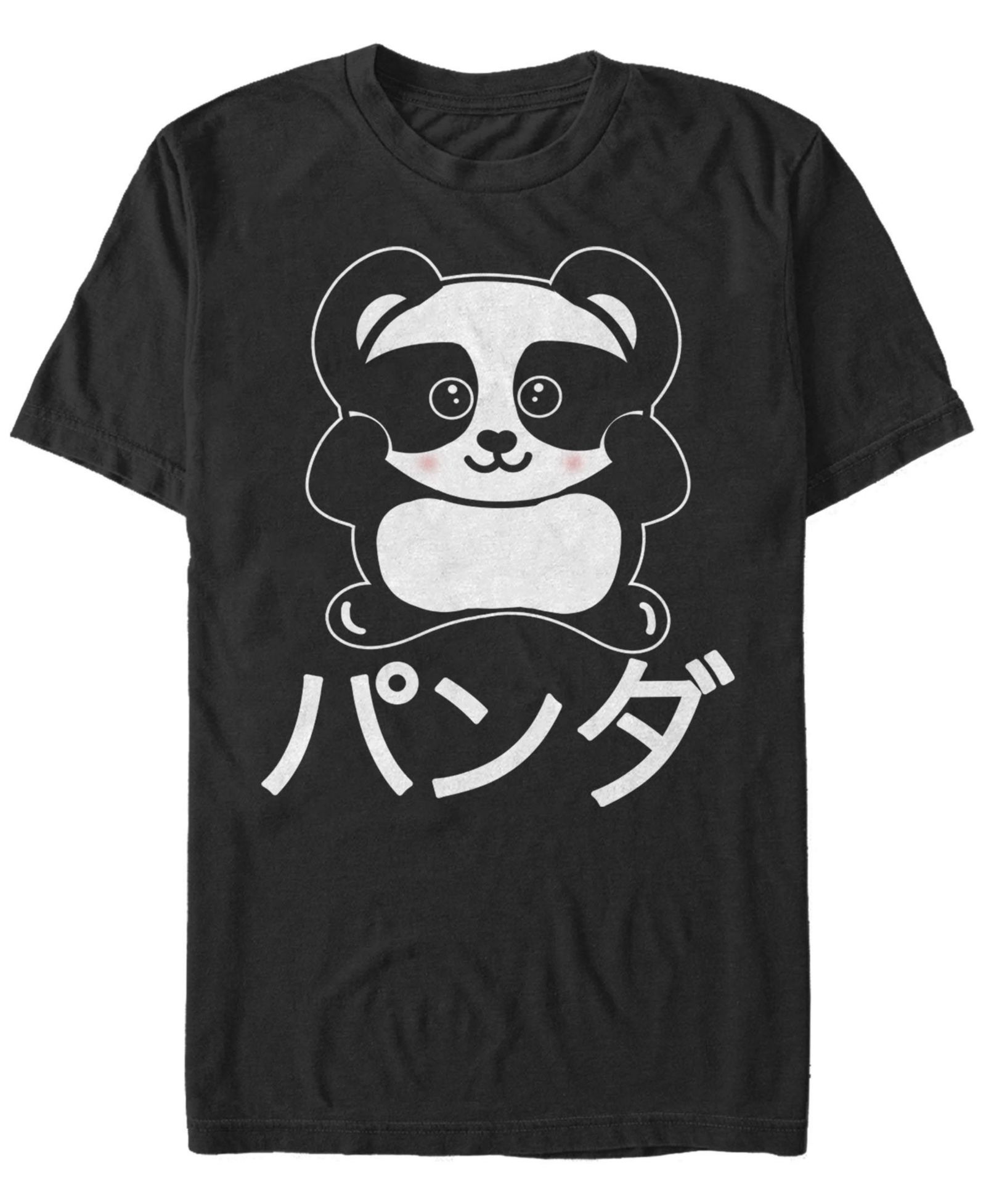 Fifth Sun Men's Panda Anime Short Sleeve Crew T-shirt