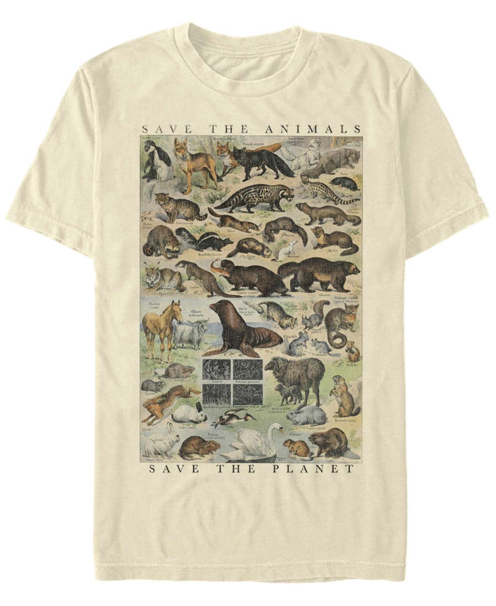 Мужская футболка Fifth Sun Save Animals Short Sleeve Crew