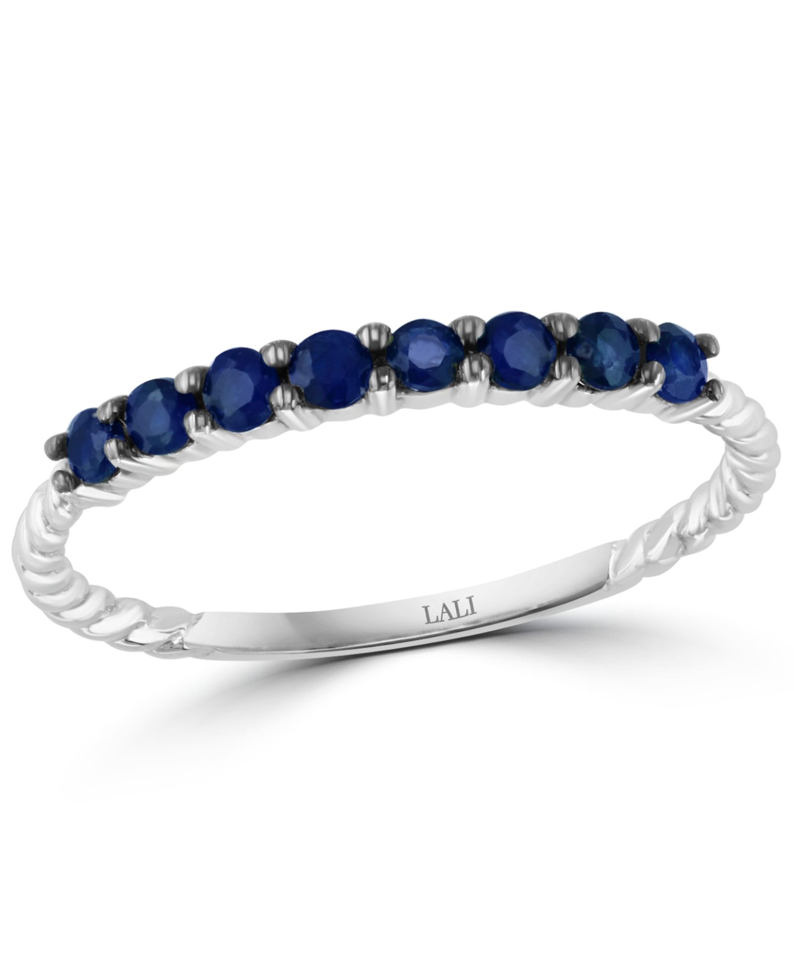 Sapphire Stack Ring (1/3 ct. t.w.) in 14k White Gold (Also available in Ruby or Emerald)