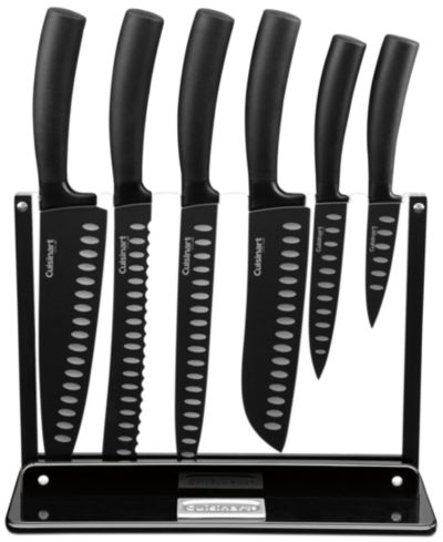 Cuisinart Набор столовых приборов Nonstick-Edge 7-Pc. с акриловой подставкой