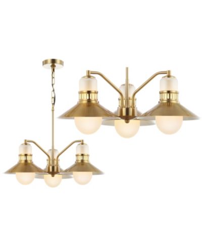 Colin 3-Light Adjustable Retro Hurricane LED Chandelier