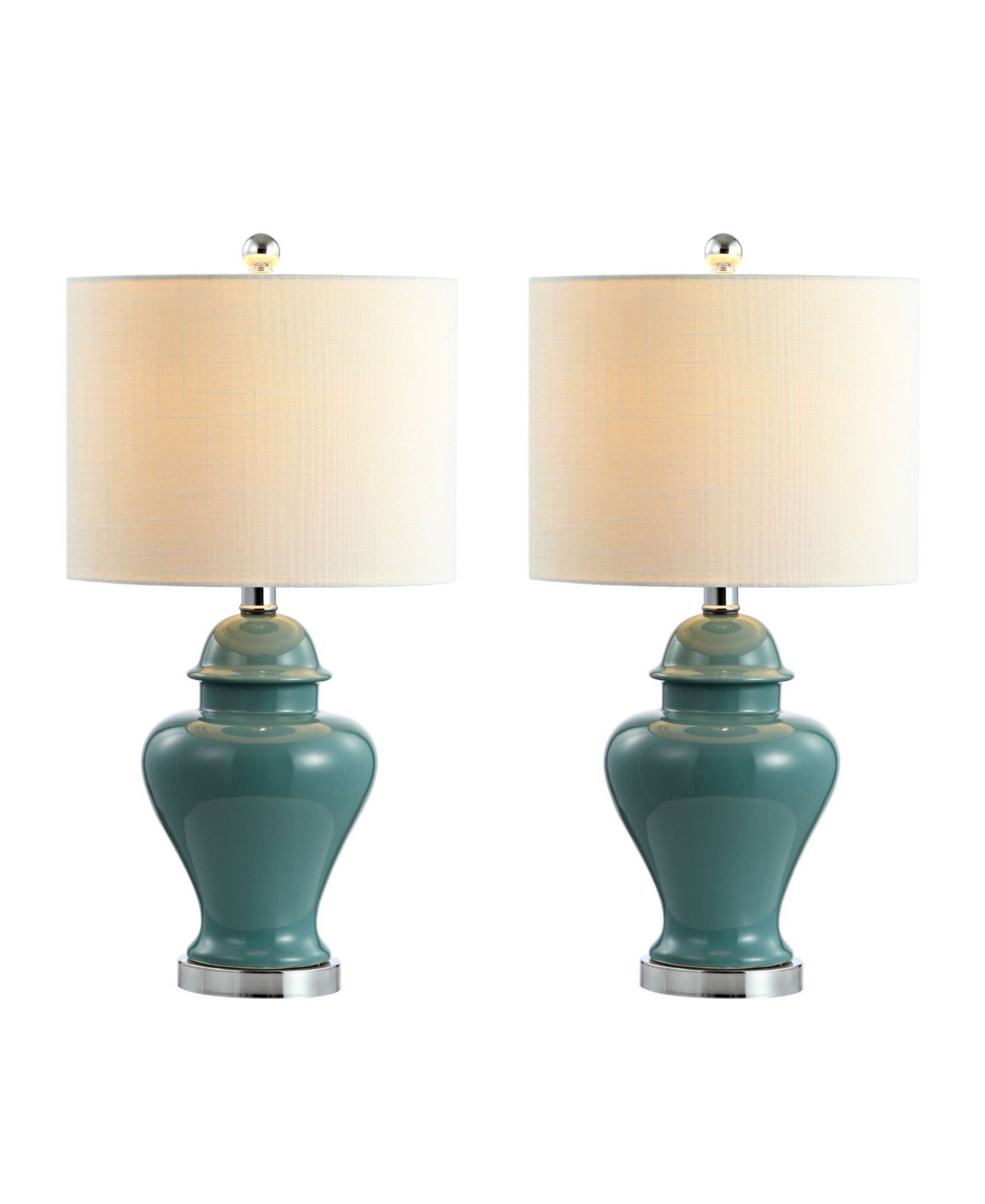 Qin Classic Cottage LED Table Lamp, Set of 2