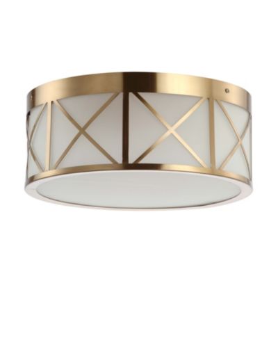 Jonathan Y Потолочный светильник Cadence Drum Flush Mount