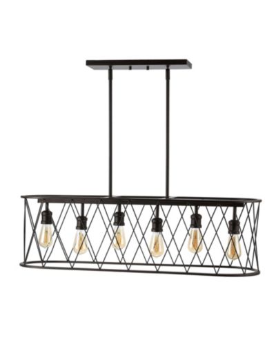 Подвесной светильник Marion 6-Light Adjustable Iron Farmhouse Rustic LED Dimmable