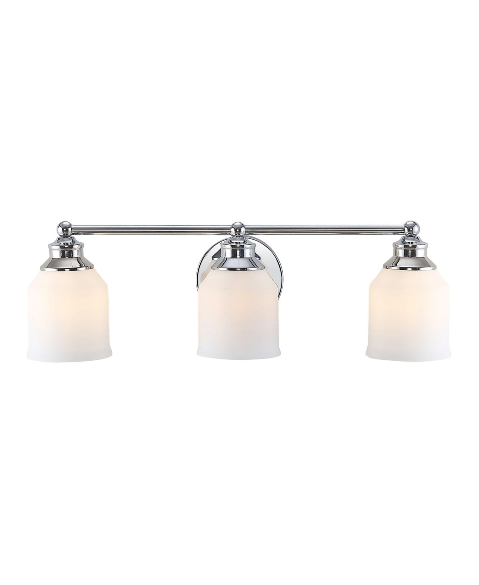 Jonathan Y LED освещение для туалетного столика Lydia 3-Light Glass Farmhouse Cottage