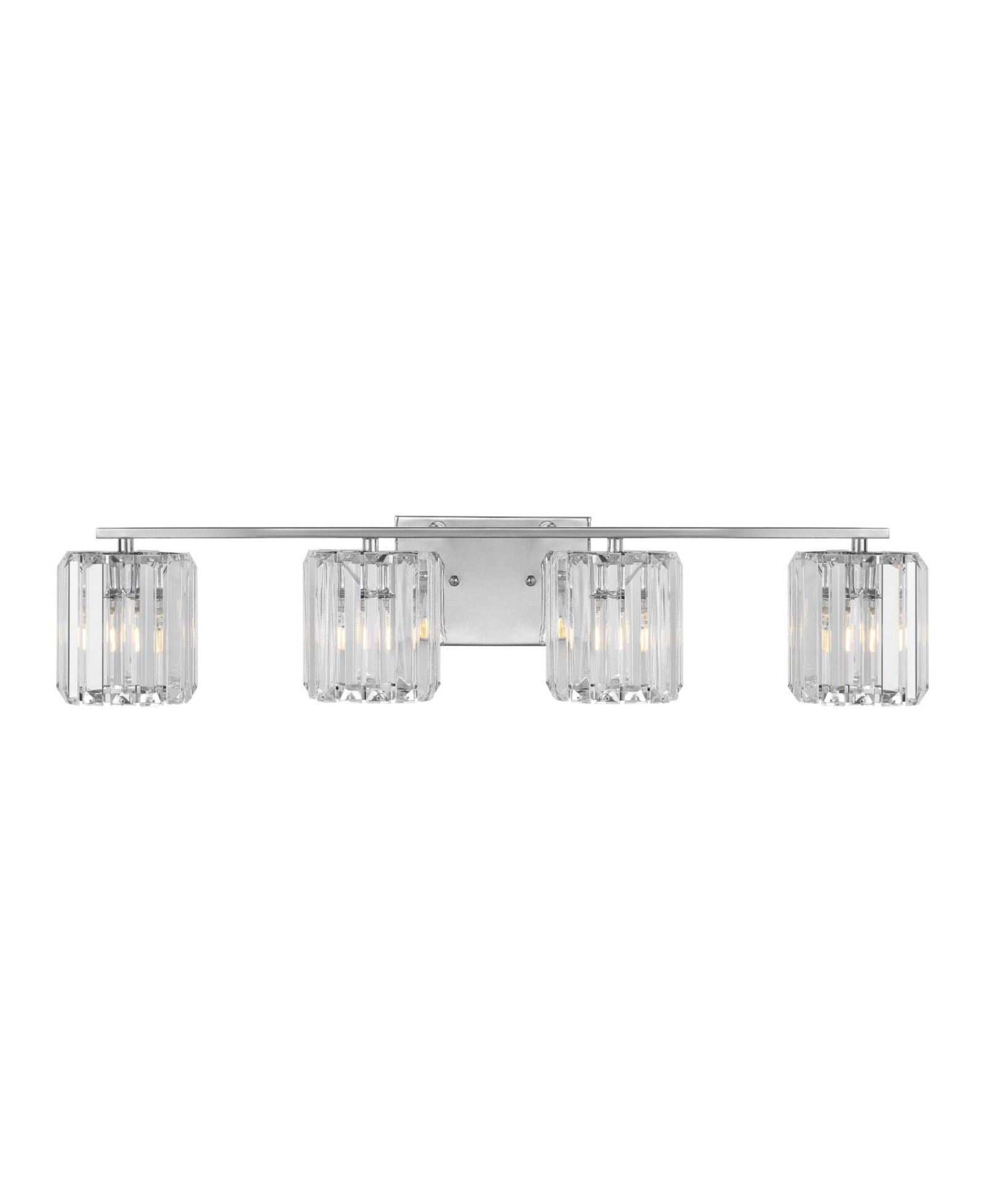 Coco Prism Vintage-like 4-Light Classic Glam LED Vanity Light
