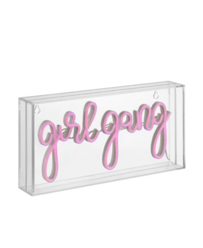 Неоновая лампа Girl Gang Contemporary Glam Acrylic Box USB LED
