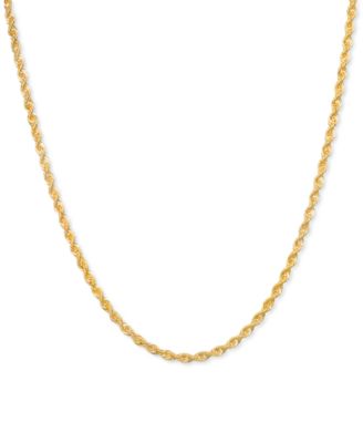 Цепочка-ожерелье Sparkle Rope 22" (2mm), 14k Gold