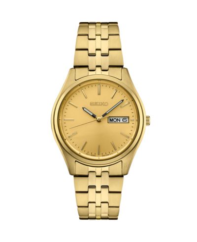Seiko мужские золотые часы на браслете, 36.9mm