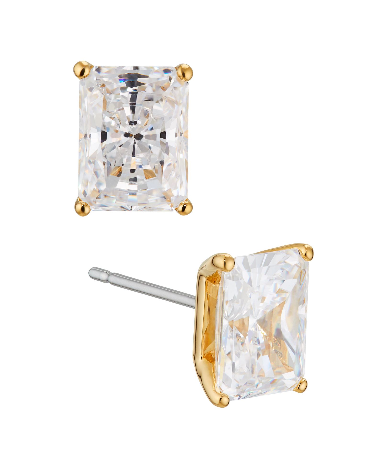 Eliot Danori   Emerald Cubic Zirconia Earring, Created for Macy's