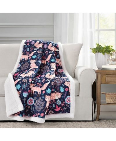 Плед Lush Décor Kids Pixie Fox Sherpa 60" x 50"