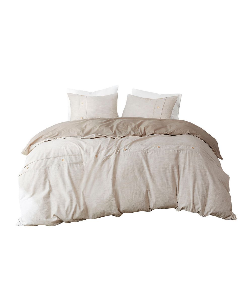 Madison Park Dover Oversized 3-Pc. Duvet Cover Set, Full/Queen