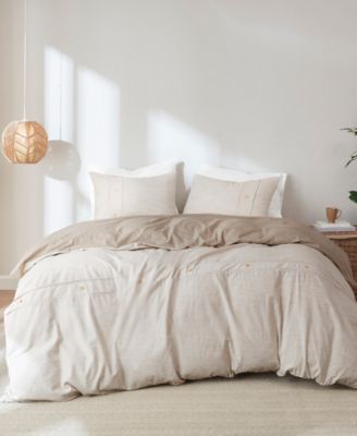 Madison Park Dover Oversized 3-Pc. Duvet Cover Set, King/California King