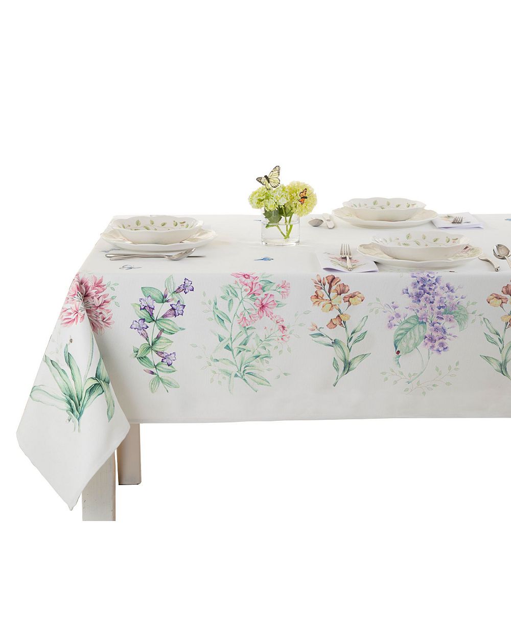 Lenox Butterfly Meadow Garden Tablecloth, 60" x 102"