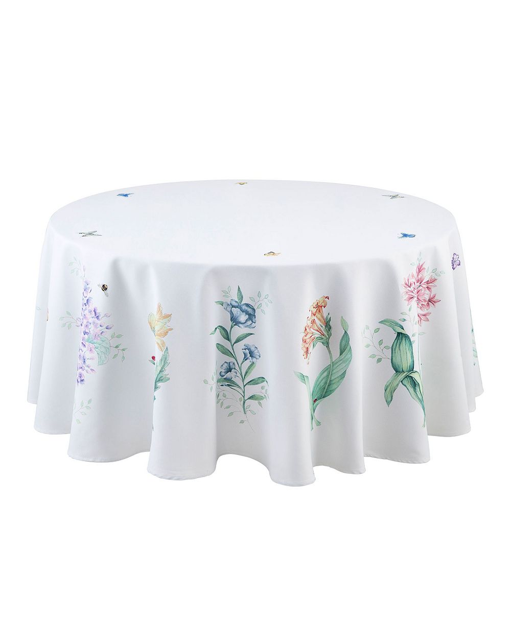 Lenox Butterfly Meadow Garden Tablecloth, 70" Round